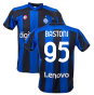 Completo Inter ufficiale Bastoni 95 replica 2022-2023 e pallone